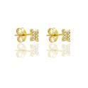 ORECCHINI DONNA  LOBO FARFALLA PAVE'