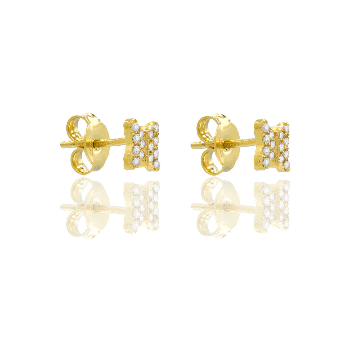 ORECCHINI DONNA  LOBO FARFALLA PAVE'
