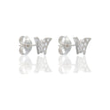 ORECCHINI DONNA DONNA LOBO FARFALLA PAVE'