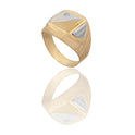 ANELLO UOMO SCUDO QUADRATO