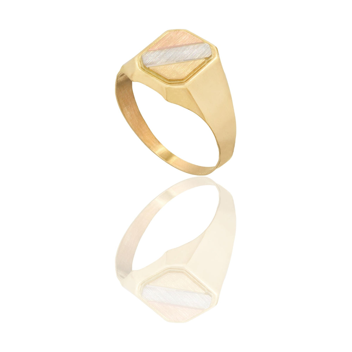 ANELLO UOMO SCUDO RETTANGOLARE