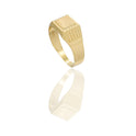 ANELLO UOMO SCUDO QUADRATO