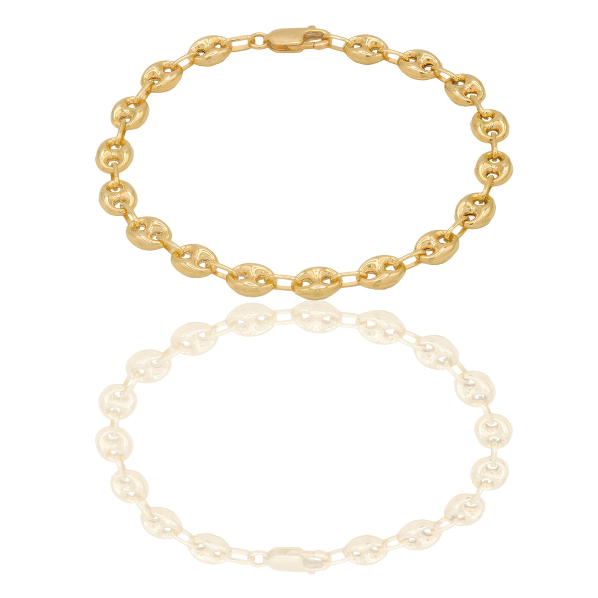 
Bracciale Oro Giallo Catena piena  Solo Oro mis.2 cm. 19