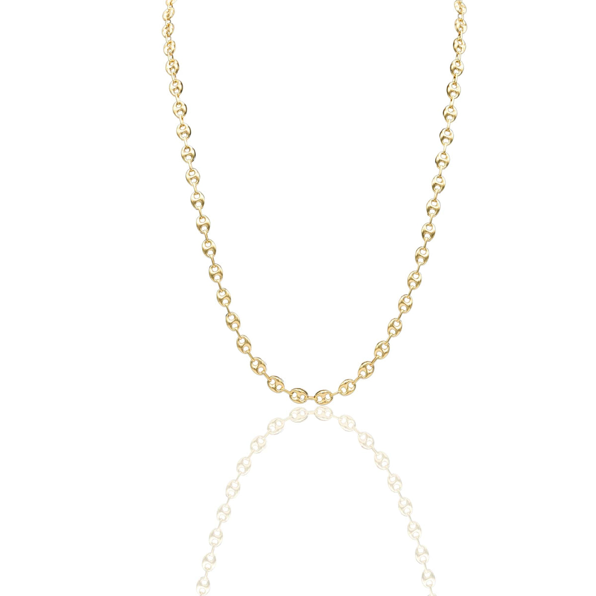 Collana Oro Giallo Oro 18 carati Maglia Marinara Solo Oro mis.1 cm.60