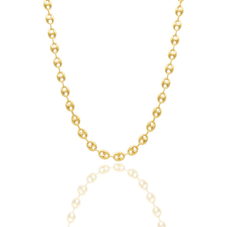 Collana Oro Giallo Oro 18 carati Maglia Marinara Solo Oro mis.2 cm.60