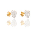 ORECCHINI DONNA CUORE ZIRCONATO