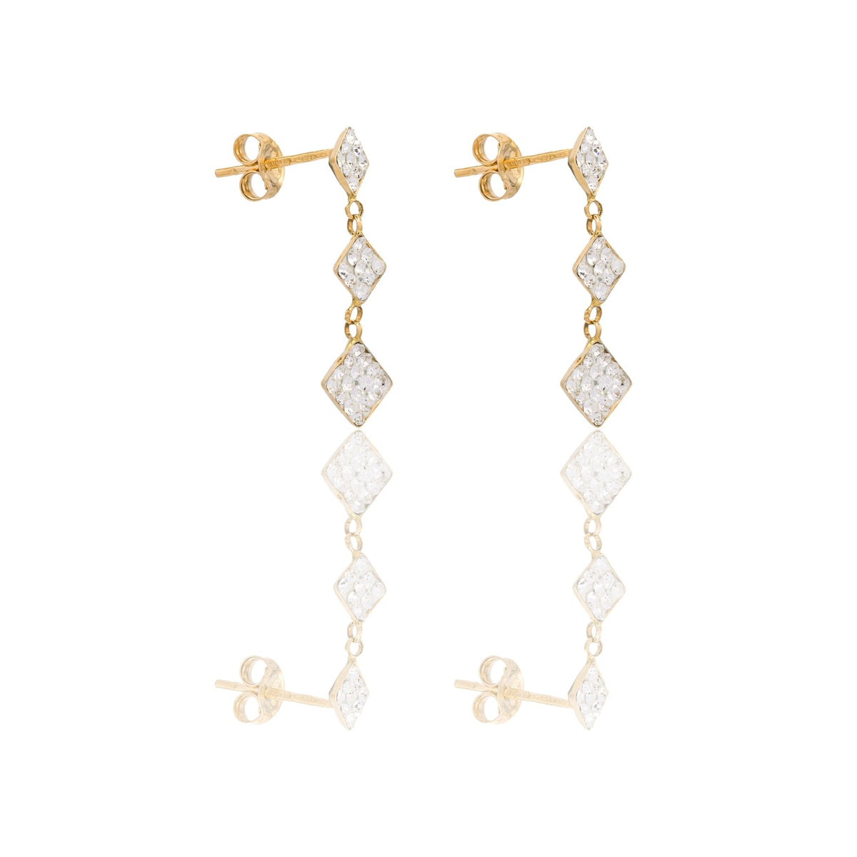 ORECCHINI DONNA TRILOGY ROMBI PENDENTI