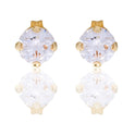 ORECCHINI PUNTO LUCE 4 GRIFFE