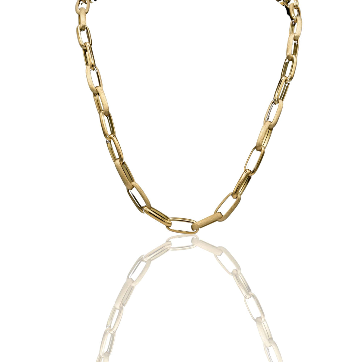 Collana Oro Giallo Oro 18 carati Rolo' Bombata Solo Oro cm.60