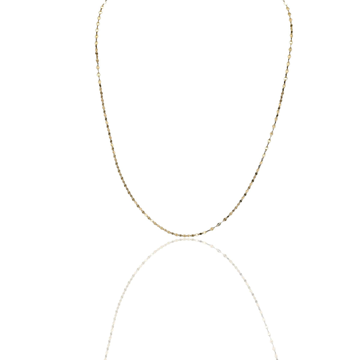 Collana Oro Giallo Oro 18 carati Elica Solo Oro cm.45