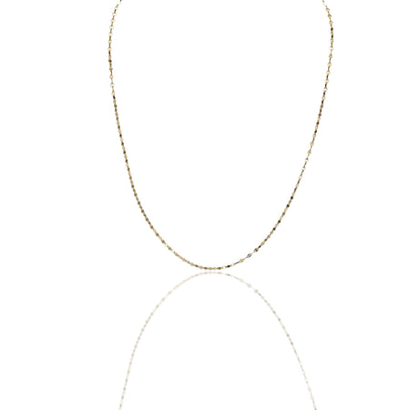 Collana Oro Giallo Oro 18 carati Elica Solo Oro cm.45