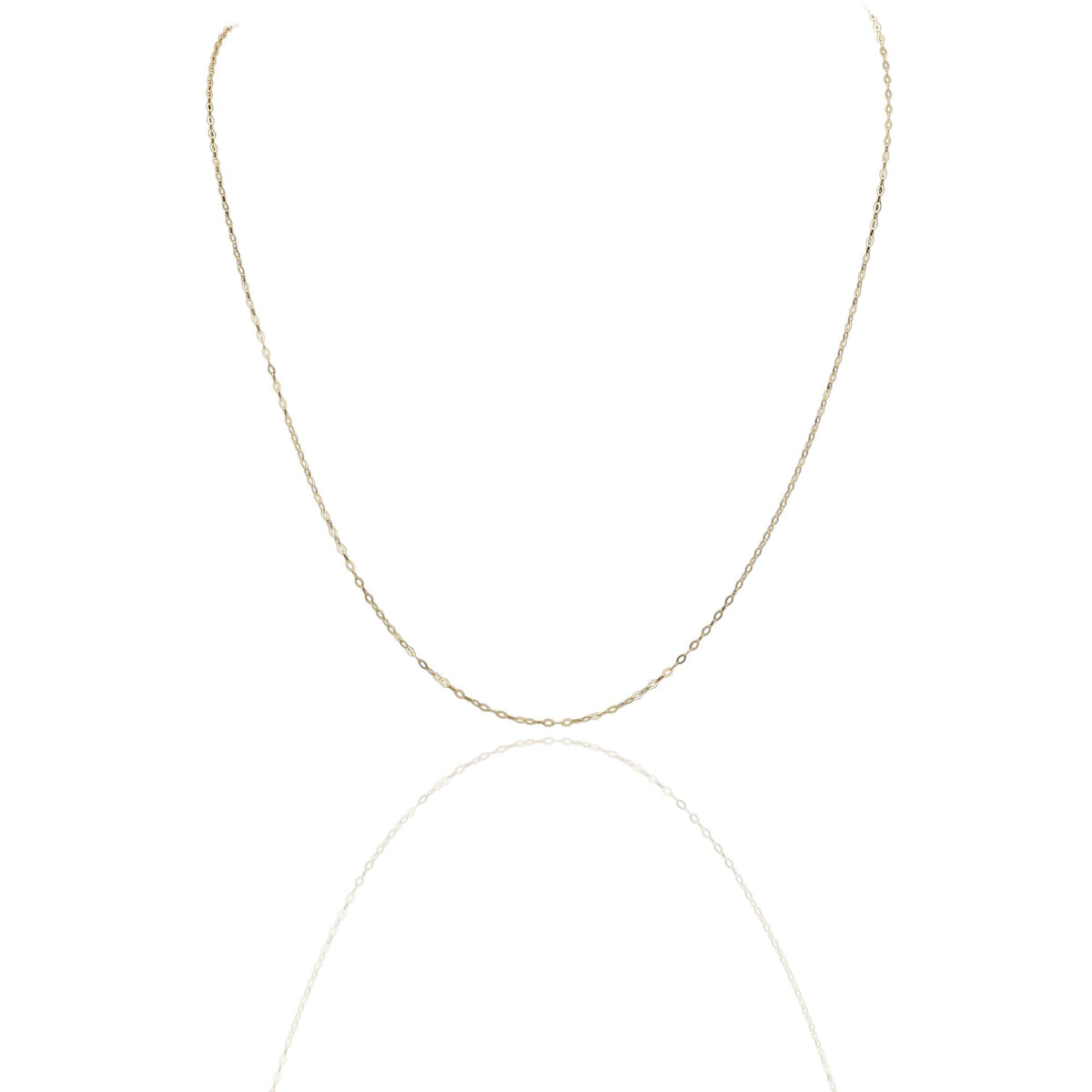Collana Oro Giallo Oro 18 carati Rolo' Solo Oro cm.45