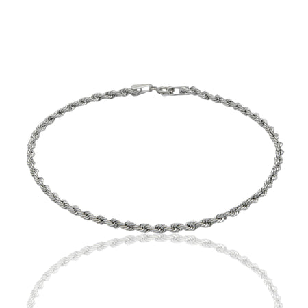 Bracciale Oro Bianco Oro 18 carati Laser 040 Solo Oro cm. 21
